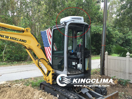 E-Clima2200 Aftermarket Excavator Air Conditioner Solution - KingClima 