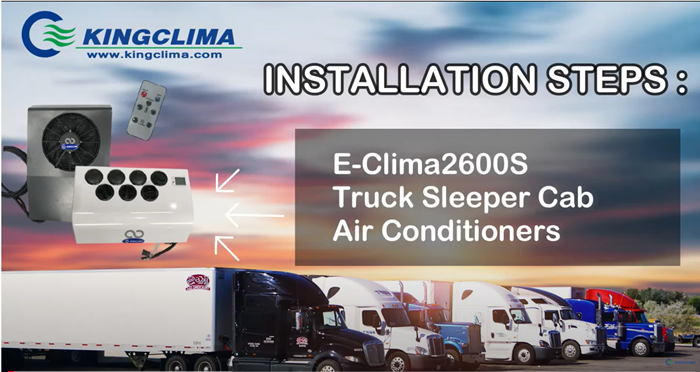 Split air conditioner Eclima-2600S for semi trucks
