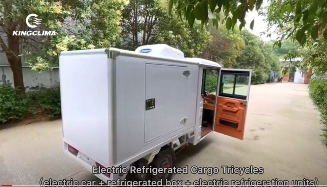DC48V/60V electric refrigerated tricycle