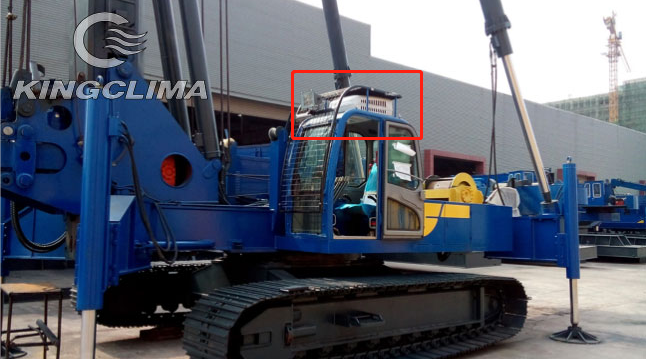 Construction machinery cab air conditioning