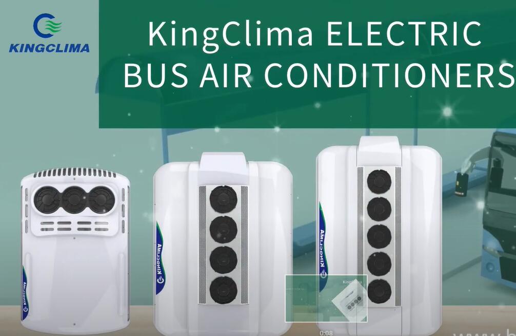 All-electric rooftop bus air conditioner