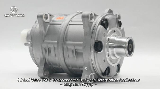 Original Valeo TM16 Compressor for Truck and Refrigeration Applications