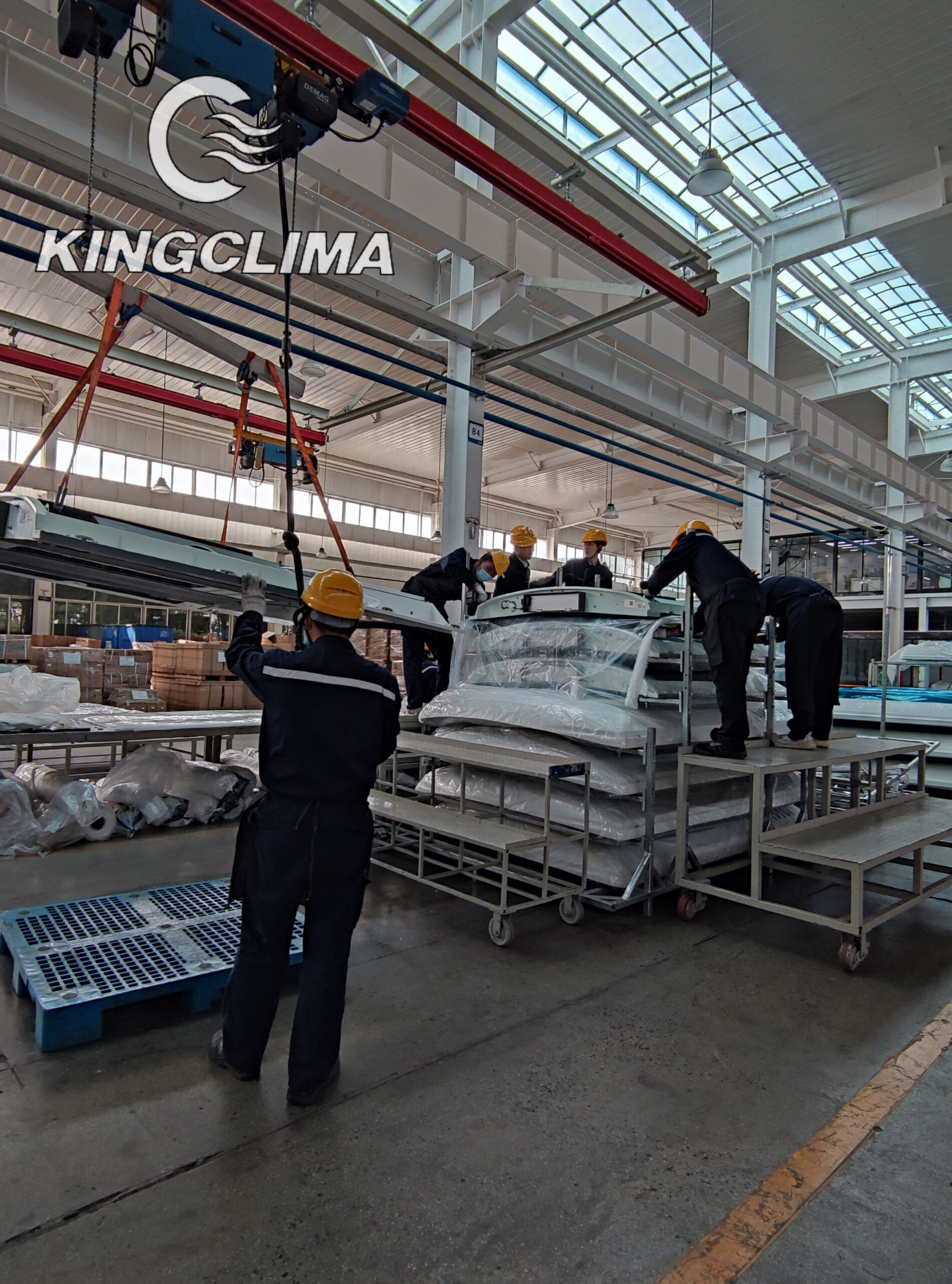 Kingclima parking air conditioning production plant
