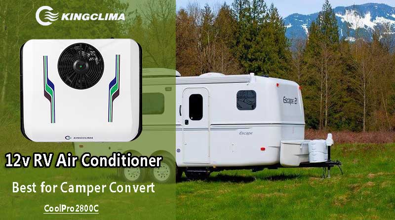 Rooftop 12V/24V Air Conditioner for RV Van Truck Caravan Air Conditioner