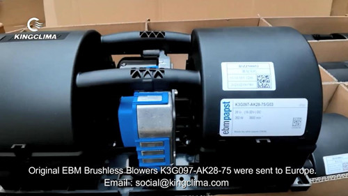 Original EBM Brushless Blowers K3G097-AK28-75