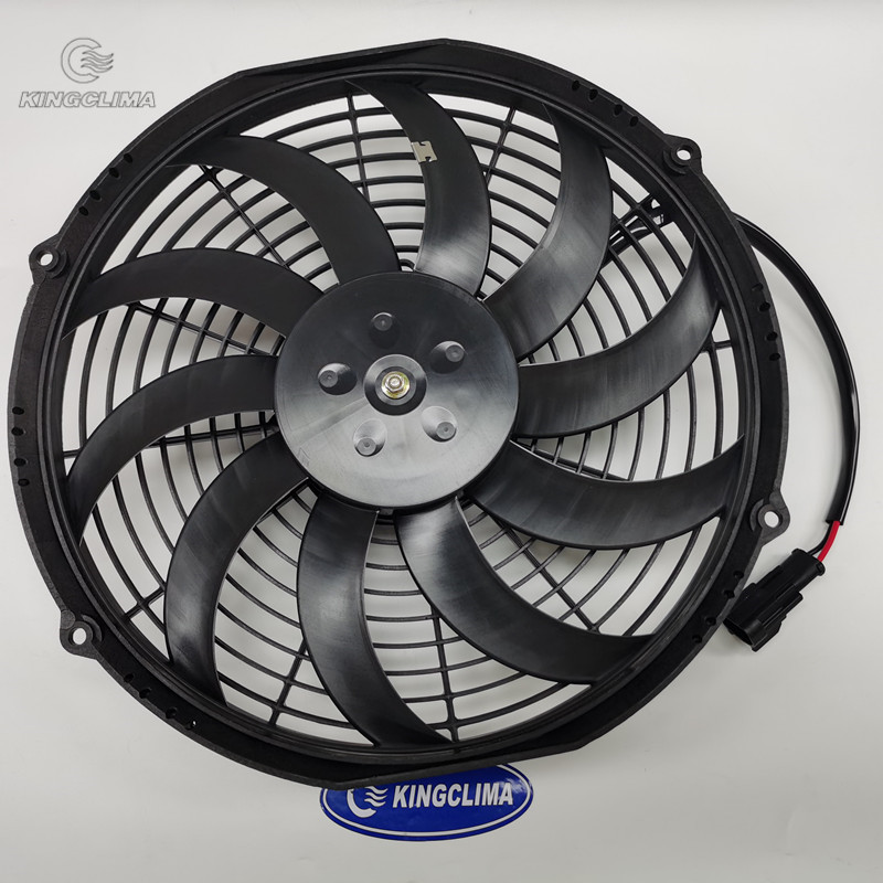 Kingclima made condensor fan for bus ac replace SPAL original 12inch size fan.