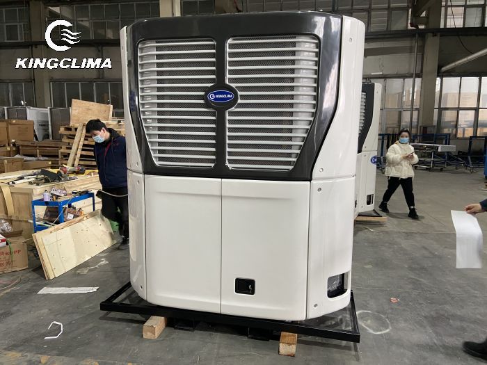 DC12V K-2000 independent Diesel self-power transport refrigeration unit with AC 380V electric standby for truck trailer refrigeration units