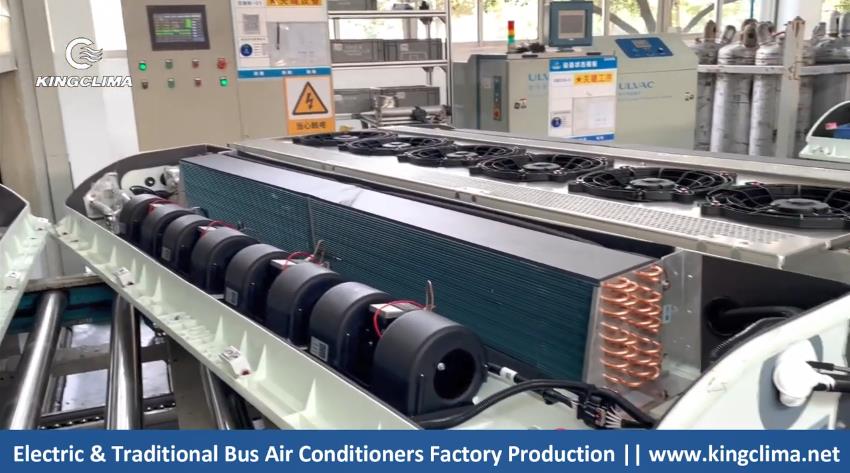 KingClima Electric & Traditional Bus Air Conditioners Factory Production