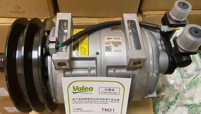 TM21 valeo compressor with R134A and R404A .