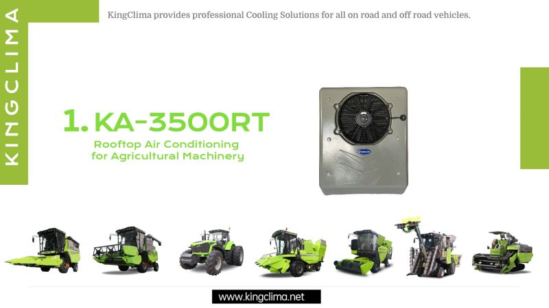 Rooftop Air Conditioning for Agricultural Machinery