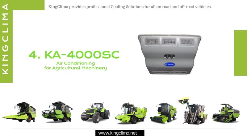 Ceiling Mounted Air Conditioning for Farming Machines