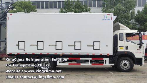 KingClima Refrigeration Solution for Transporting Chicks