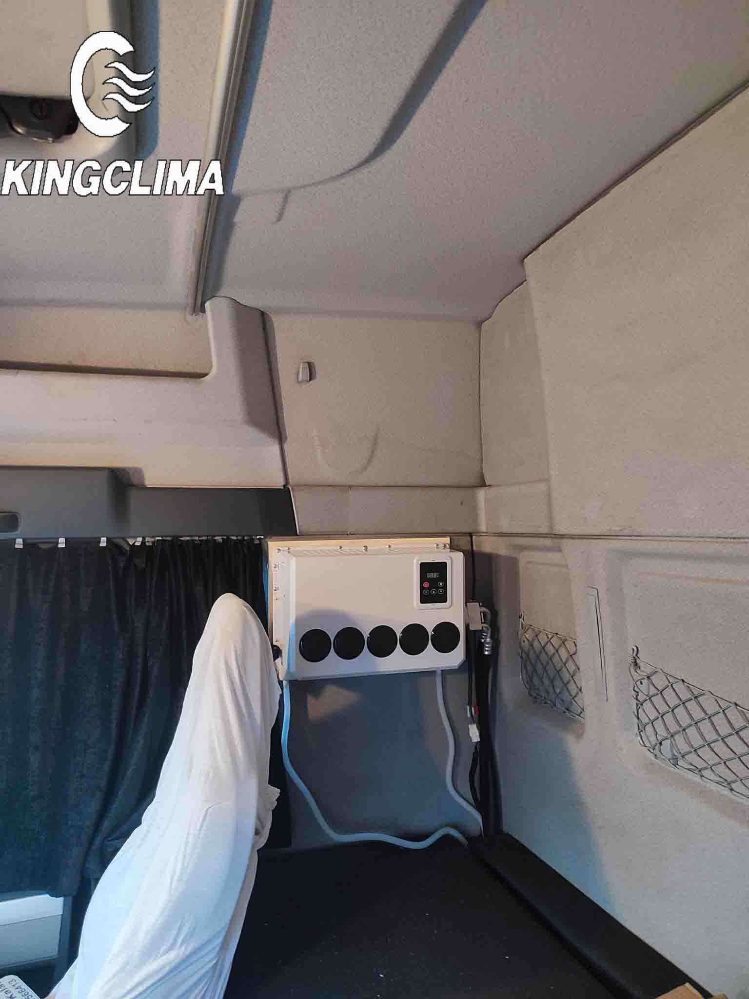 Backpack Electric Split Van Parking Truck 12V Air Conditioner