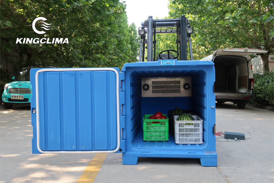 FB058 Blue rotomoulded box