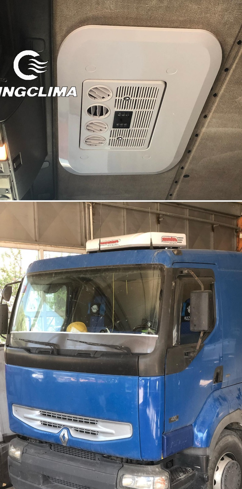 24v Truck Cab Air Conditioning For Mini Bus Caravan