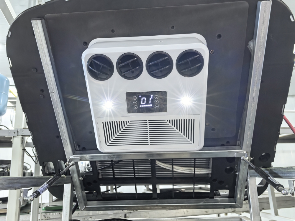 12V Truck Parking Air Conditioning Rooftop Car Electric Air Conditioner 24V