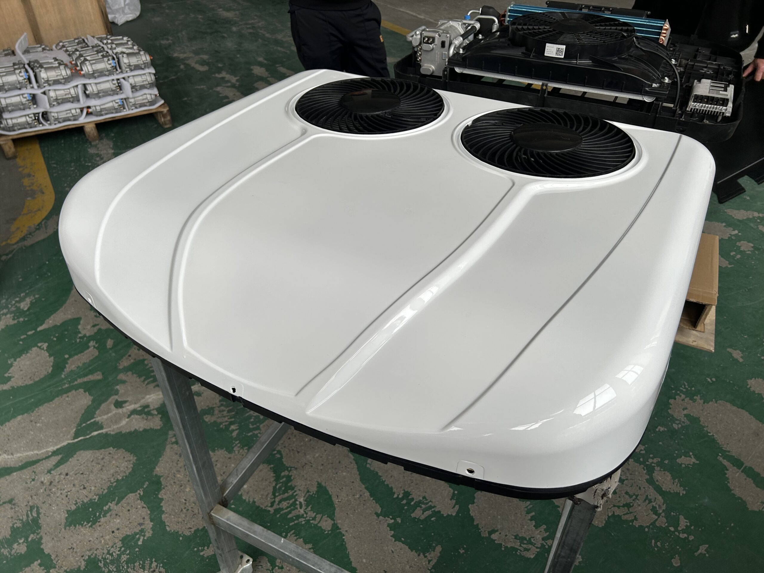 Low Noise Dual Rotor Truck Air Conditioner Compressor