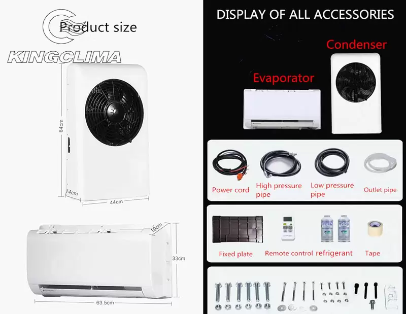 12V DC auto truck air conditioner Coolpro2800T