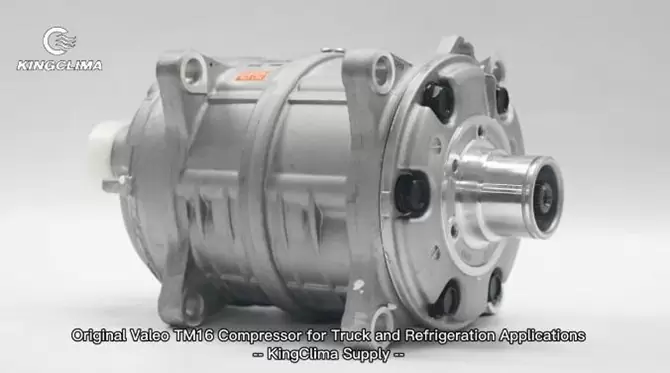 Original Valeo TM16 Compressor for Truck and Refrigeration Applications