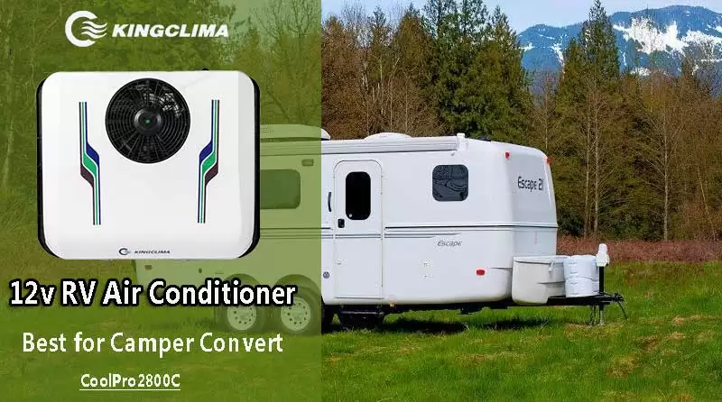 Rooftop 12V/24V Air Conditioner for RV Van Truck Caravan Air Conditioner