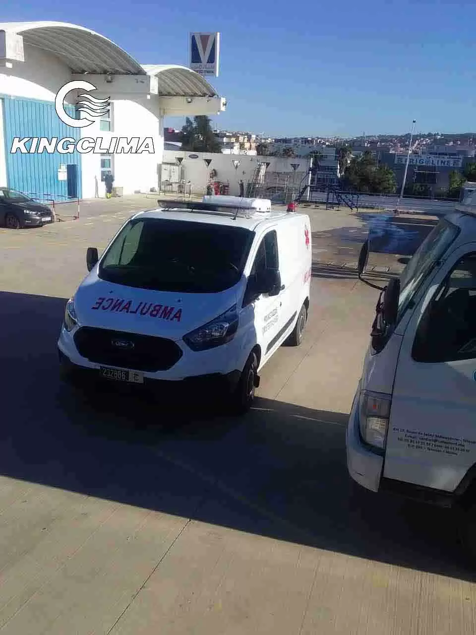 2300W Cooling capacity Ambulance air conditioner