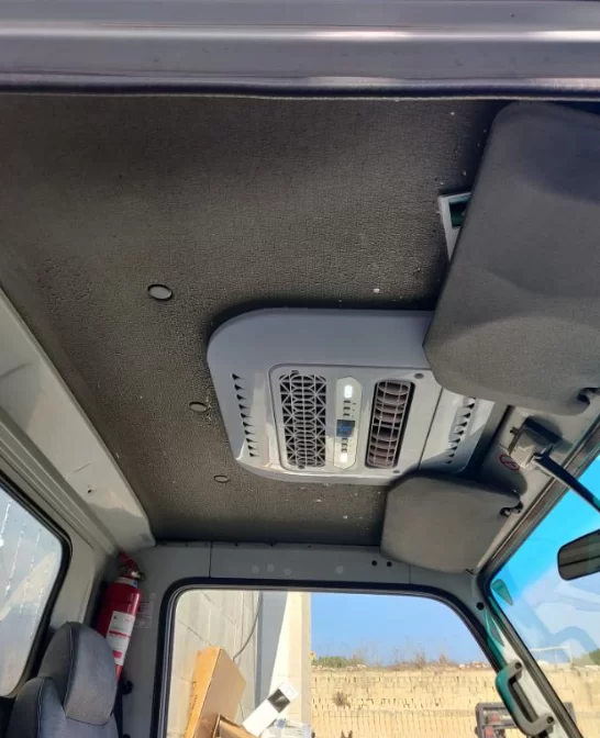 12V DC Low Noise Energy Efficient Truck Construction Machinery Split Parking Air Conditioner